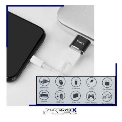 ADAPTADOR OTG HOCO UA5 USB-C A USB-A