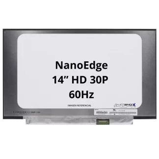 Especificaciones técnicas pantalla NanoEdge 14” HD 30 Pines