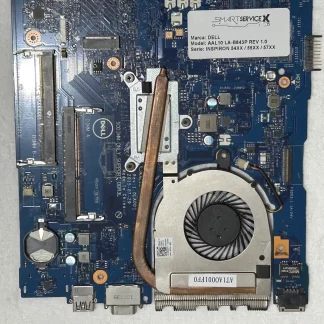 Placa madre DELL AAL10 LA-B843P Rev 1.0 — vista superior 3/4
